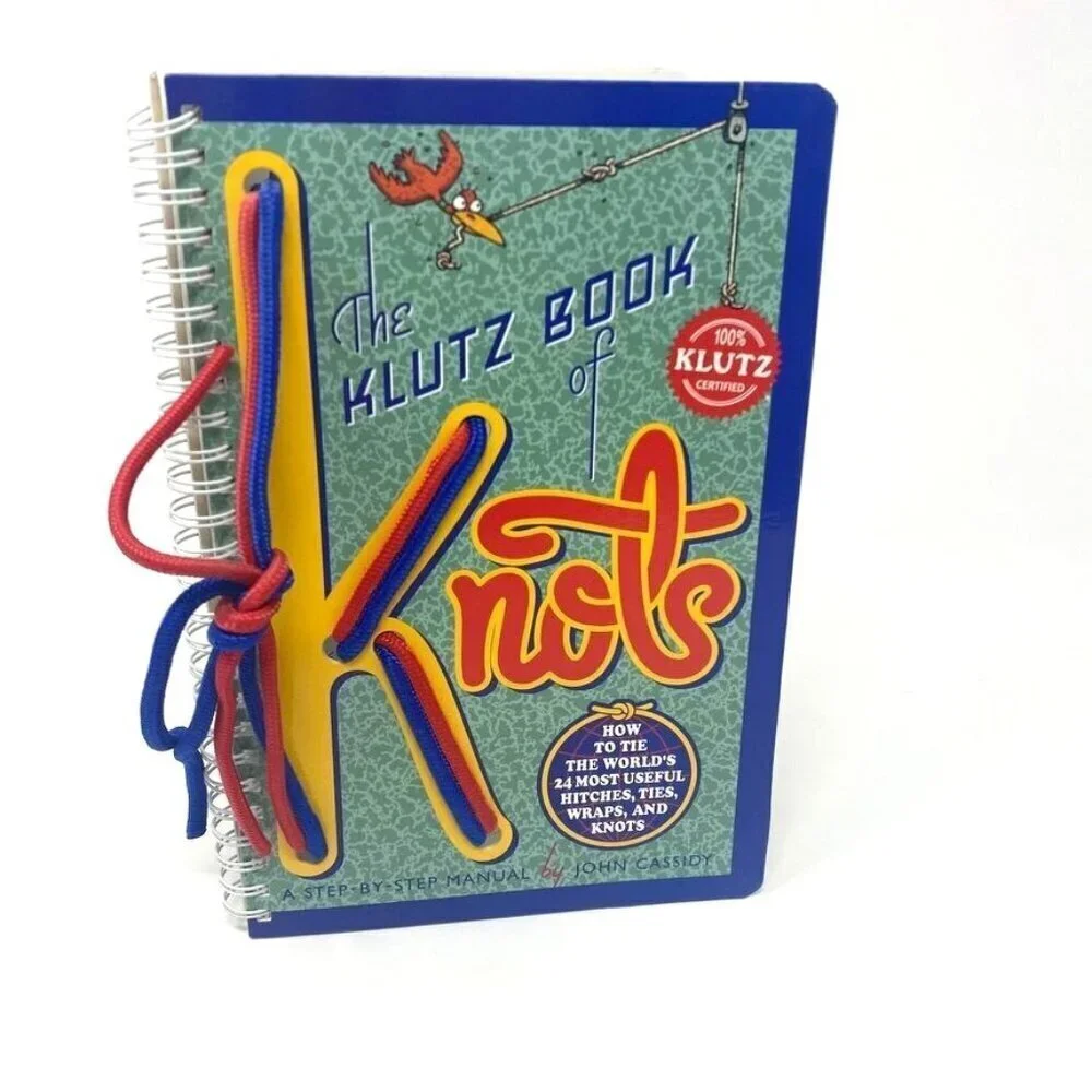 The Klutz Book of Knots By John Cassidy Instructional Manual Fun Creative
